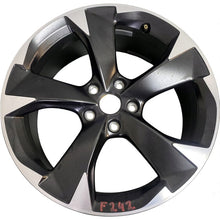 Laden Sie das Bild in den Galerie-Viewer, 1x Alufelge 18 Zoll 7.5&quot; 5x112 46ET Glanz Schwarz 5FA601025 Seat Leon Rim Wheel