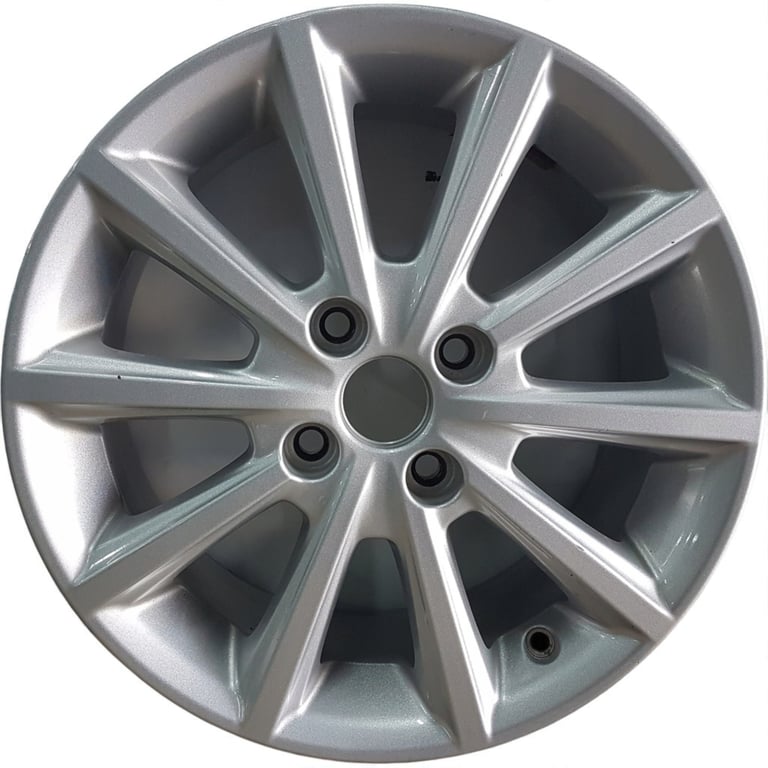 1x Alufelge 16 Zoll 6.5" 4x108 47 5ET H1BC-1007-B1A Ford Fiesta Rim Wheel