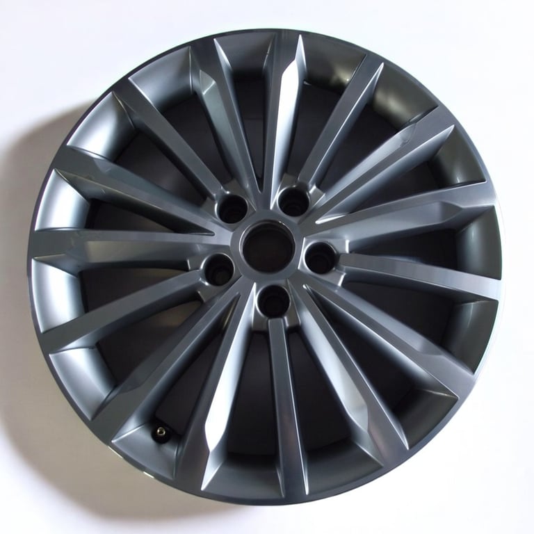 1x Alufelge 18 Zoll 7.0" 5x112 43ET Glanz Silber 565601025 Skoda Kodiaq
