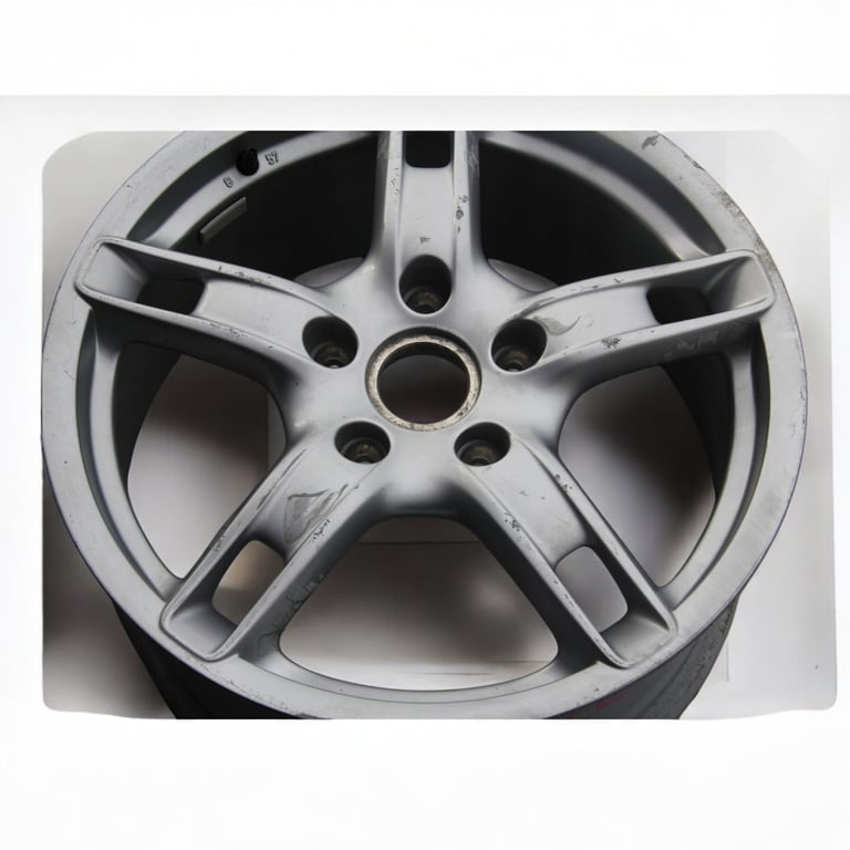 1x Alufelge 19 Zoll 9.0" 5x130 98736213800 Porsche Rim Wheel