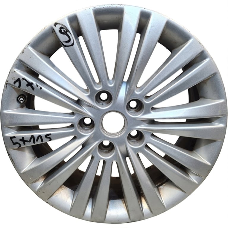 1x Alufelge 17 Zoll 5x115 44ET OP064 Opel Astra Zafira C Rim Wheel