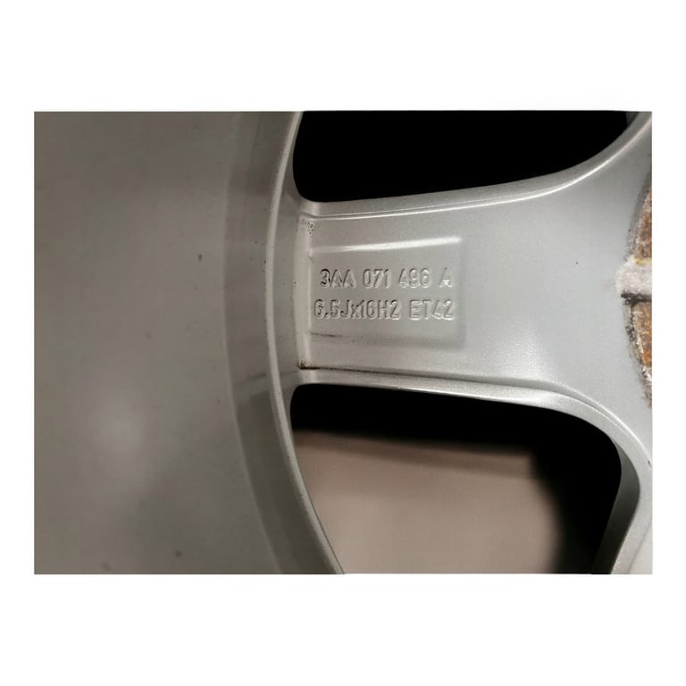 1x Alufelge 16 Zoll 6.5" 5x112 42ET Glanz Silber 3AA071496 VW Passat B7 FEL8285046527fa