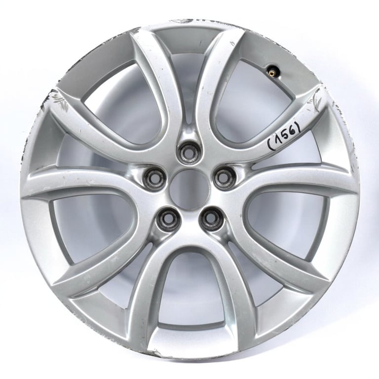 1x Alufelge 18 Zoll 7.5" 5x108 49ET Glanz Silber 9671401877 Peugeot Ii Rim Wheel