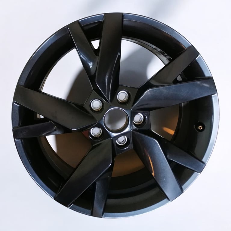 1x Alufelge 17 Zoll 6.5" 5x112 46ET Glanz Silber 5E3601025AC Skoda Octavia FEL3855944847sg