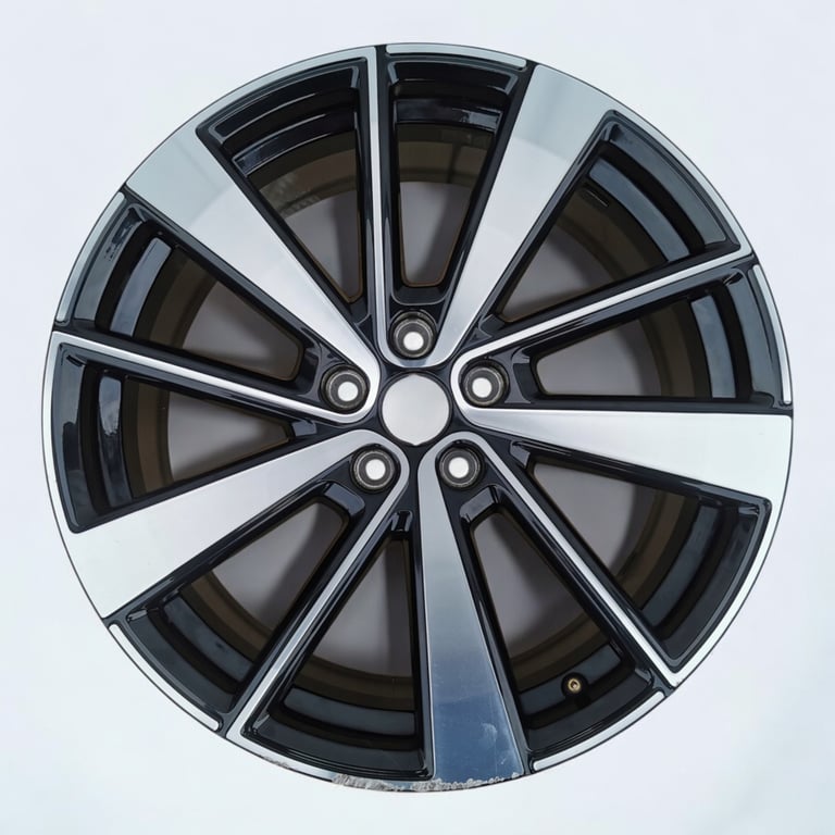 1x Alufelge 19 Zoll 8.0" 5x108 50ET Glanz Schwarz Polestar 1 Ii Rim Wheel
