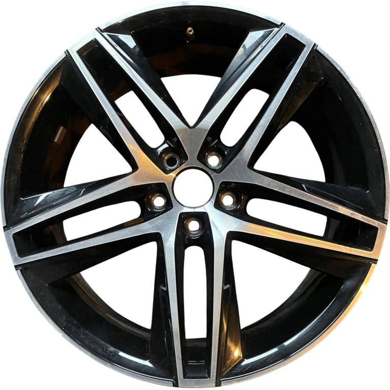 1x Alufelge 18 Zoll 7.0" 5x100 51ET Glanz Schwarz 6F0601025 Seat Ibiza V