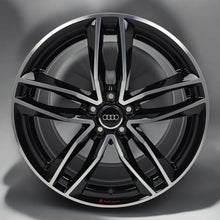 Laden Sie das Bild in den Galerie-Viewer, 4x Alufelge 19 Zoll 9.0" 5x112 52ET Glanz Schwarz Audi Rim Wheel FEL9008969904qx