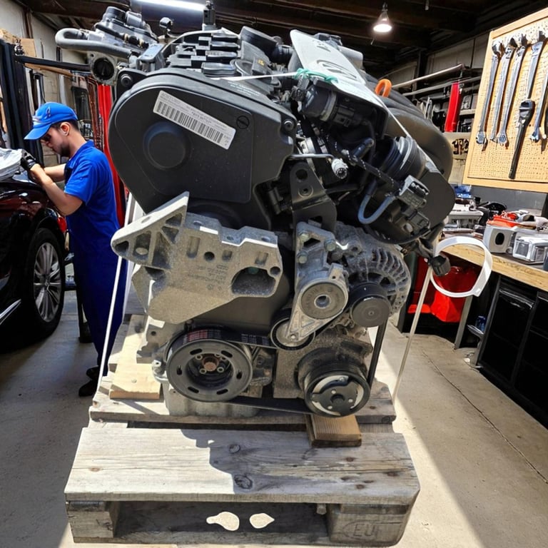Motor Audi Skoda VW BVY 2.0 FSI 150PS 110kW 146TKm 2006 Benzin Engine Komplett