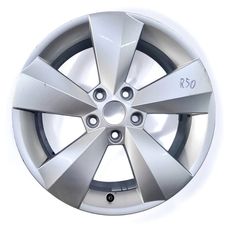 1x Alufelge 17 Zoll 6.5" 5x112 49ET Glanz Silber 565601025 Skoda Kodiaq