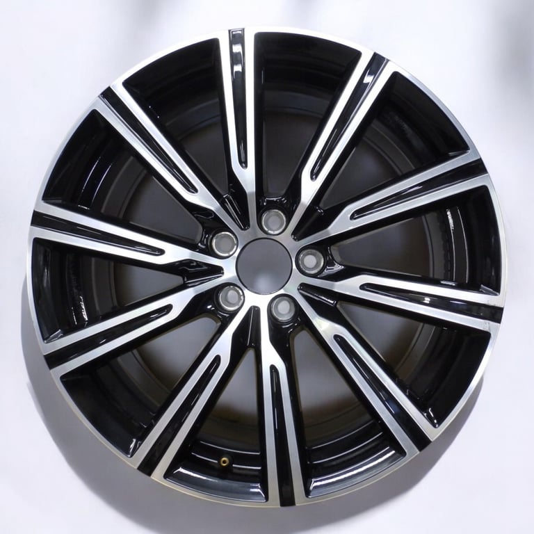 1x Alufelge 19 Zoll 7.5" 5x108 50 5ET Glanz Schwarz 31423852 Volvo Xc60 Ii
