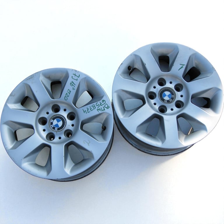 1x Alufelge 16 Zoll 7.0" 5x120 20ET 6758774 BMW E39 E60 E61 Rim Wheel