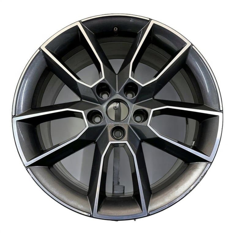 1x Alufelge 18 Zoll 7.5" 5x112 51ET Glanz Graphit 5E0601025 Mg Rim Wheel