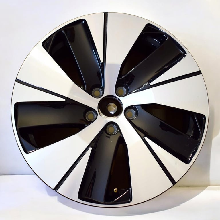 1x Alufelge 18 Zoll 7.5" 5x108 50,5ET Glanz Schwarz 31680403 Volvo Xc60 Xc40