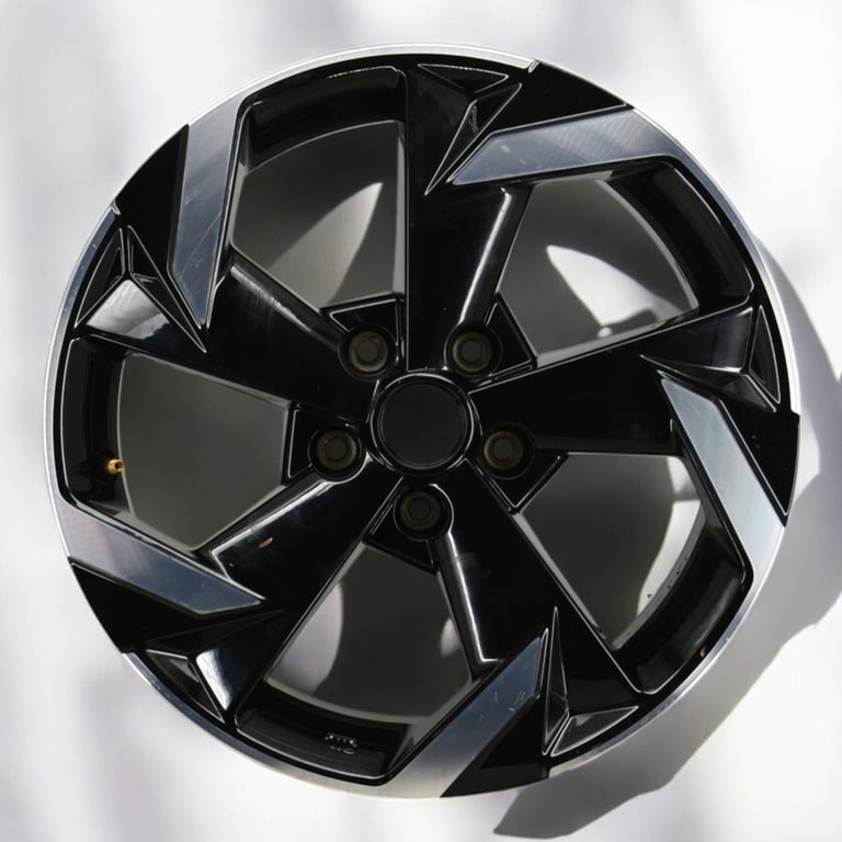 1x Alufelge 17 Zoll 7.0" 5x114.3 35ET Glanz Schwarz AC4CH-T6 Nissan 1 Rim Wheel