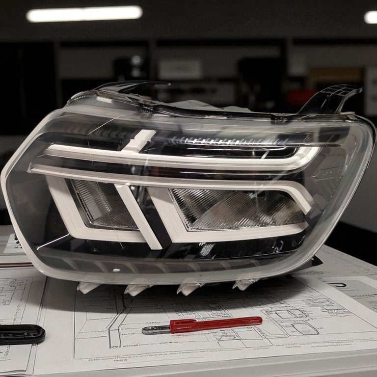 Frontscheinwerfer Dacia Duster 260602465R LED Links Scheinwerfer Headlight SCH4367201680pd