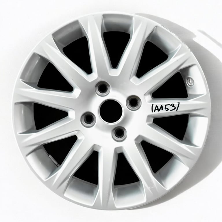 1x Alufelge 16 Zoll 6.5" 4x108 40ET Glanz Silber AY11-1007-DB Ford Fiesta