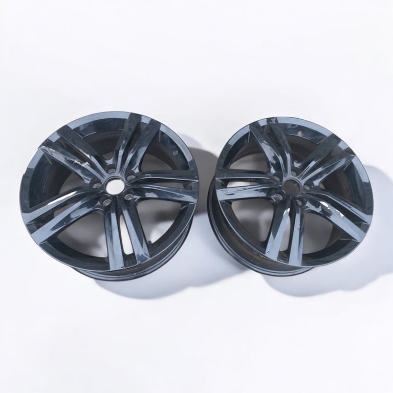 1x Alufelge 17 Zoll 7.0" 5x100 43ET Glanz Schwarz 6J0601025Q Cupra Ibiza