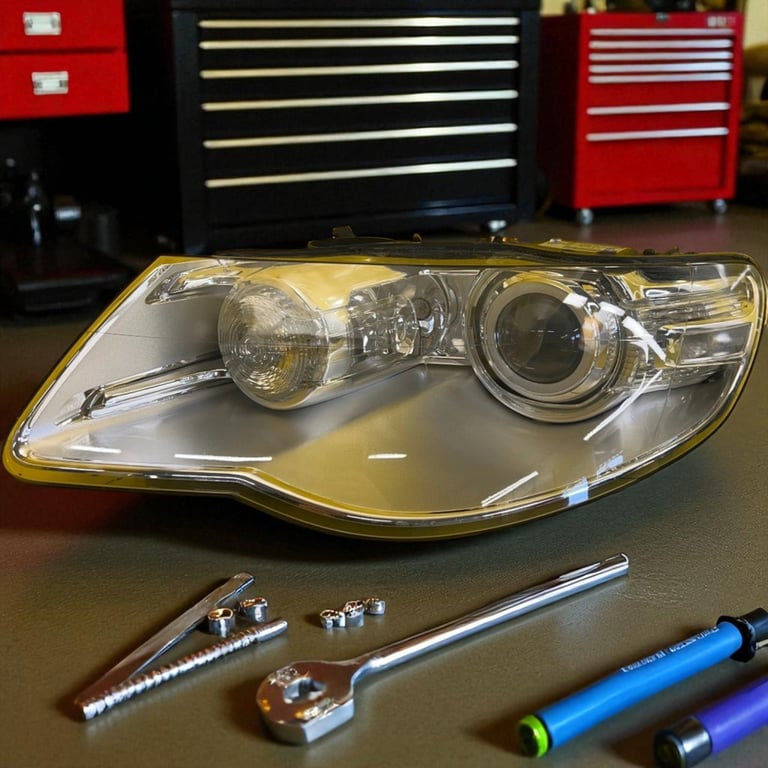 Frontscheinwerfer VW Touareg 7l6 7L6941031C Bi-Xenon Links Headlight