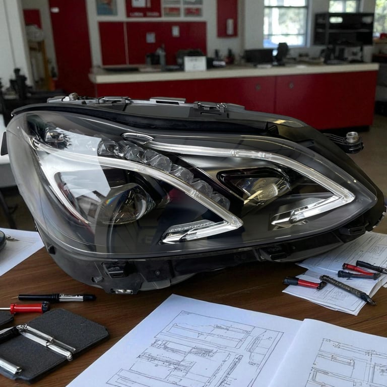 Frontscheinwerfer Mercedes-Benz W212 A2129063203 LED Rechts Headlight SCH1996341715km