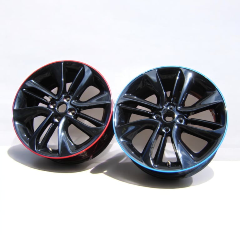 1x Alufelge 17 Zoll 7.0" 4x100 44ET Glanz Schwarz Opel Corsa Rim Wheel FEL9545440077tl