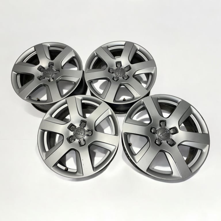 4x Alufelge 17 Zoll 7.5" 5x112 37ET Glanz Silber 4G0601025 Audi A6 Rim Wheel FEL8127358042nf