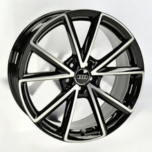 Laden Sie das Bild in den Galerie-Viewer, 4x Alufelge 18 Zoll 7.5&quot; 5x100 39ET Glanz Schwarz 8X0601025BP Audi A1 Rim Wheel
