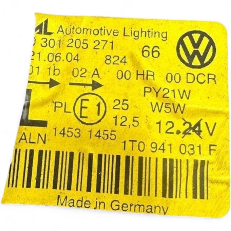 Frontscheinwerfer VW Touran 1T0941031F Links Scheinwerfer Headlight