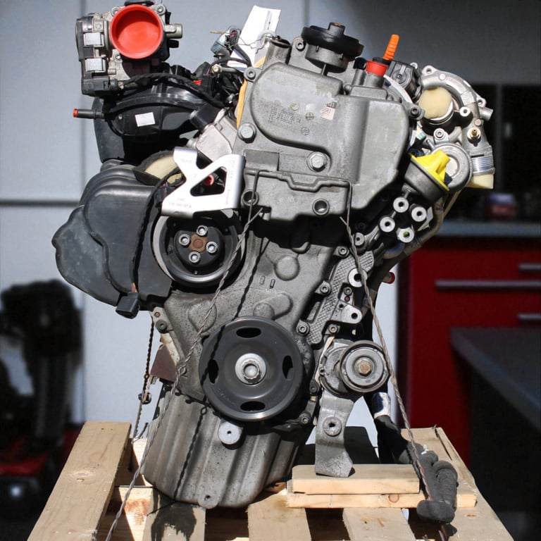 Motor Seat Skoda VW CDG CDGA 1.4 TSI 150PS 110kW 163TKm Benzin Engine Komplett