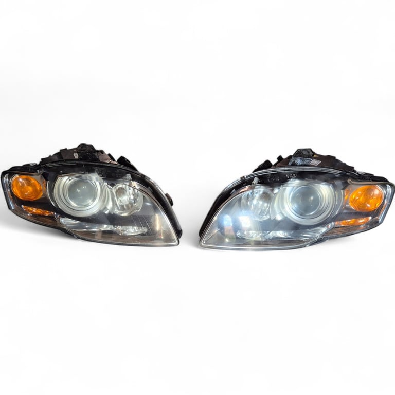Frontscheinwerfer Audi A4 B7 8E0941003AM 8E0941004AM Ein Satz Headlight