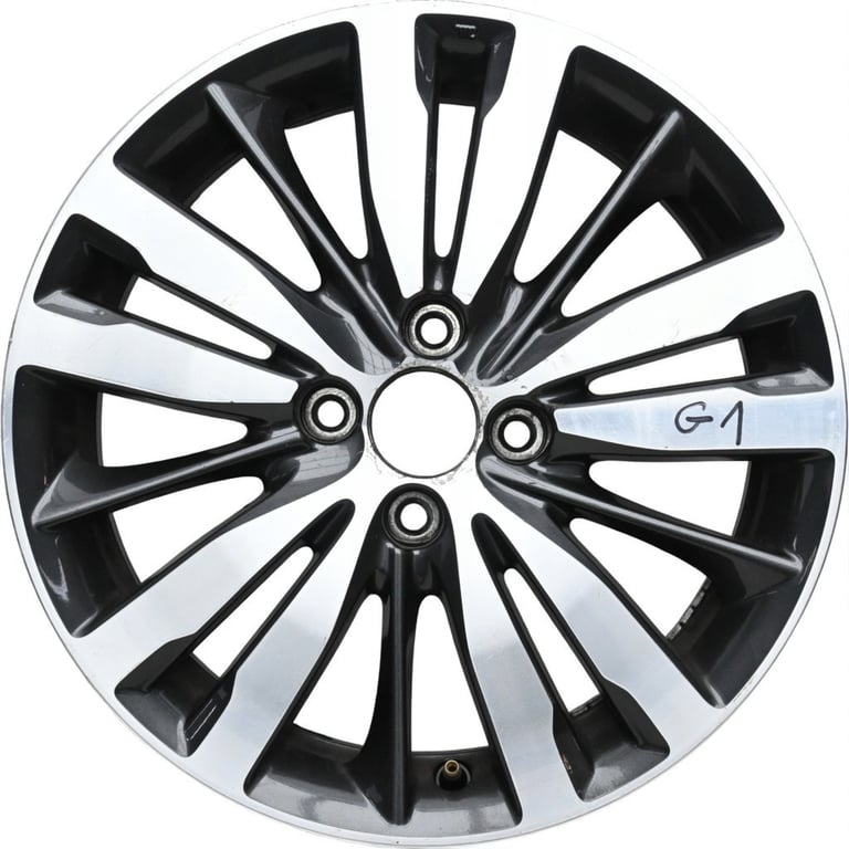 1x Alufelge 16 Zoll 6.0" 4x100 53ET T5A16060A Honda Jazz Iii Rim Wheel