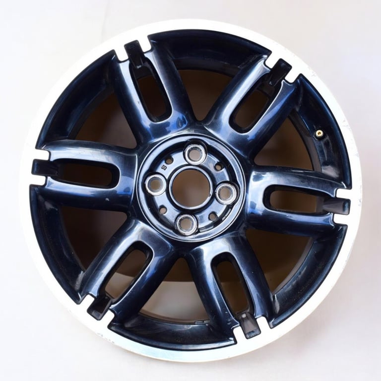 1x Alufelge 17 Zoll 7.0" 4x100 48ET Glanz Schwarz 6798721 Mini Rim Wheel