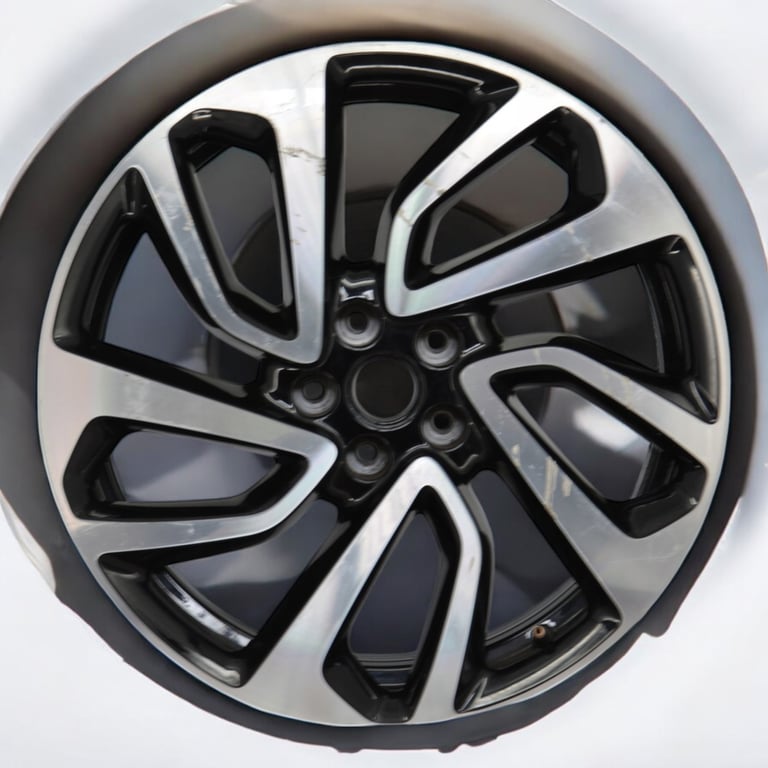 1x Alufelge 19 Zoll 7.5" 5x108 42ET Glanz Silber YP00064680 Opel Grandland