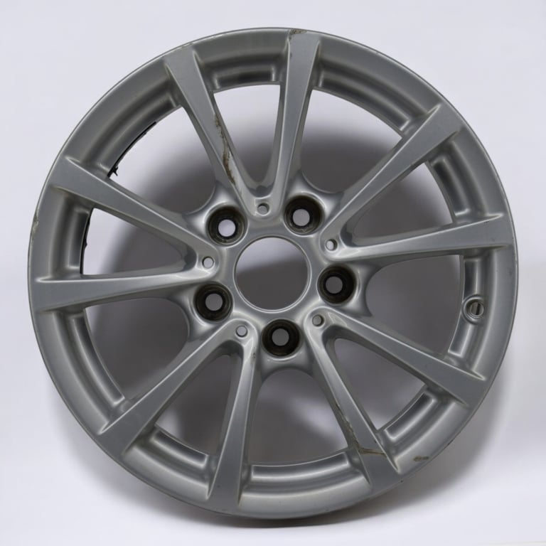 1x Alufelge 16 Zoll 7.0" 5x120 31ET Glanz Silber 6796236 BMW 1 Rim Wheel FEL5718024422st