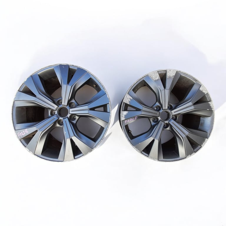 2x Alufelge 18 Zoll 7.0" 5x112 45ET Grau Seat Ateca Rim Wheel