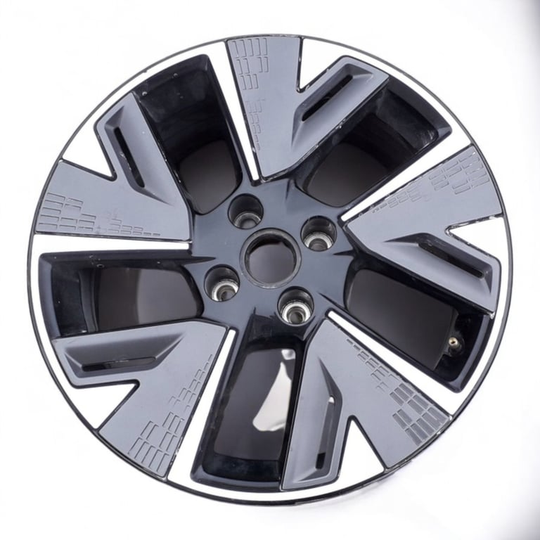 1x Alufelge 17 Zoll 7.0" 4x108 32ET Glanz Schwarz 93484567 Opel Corsa F