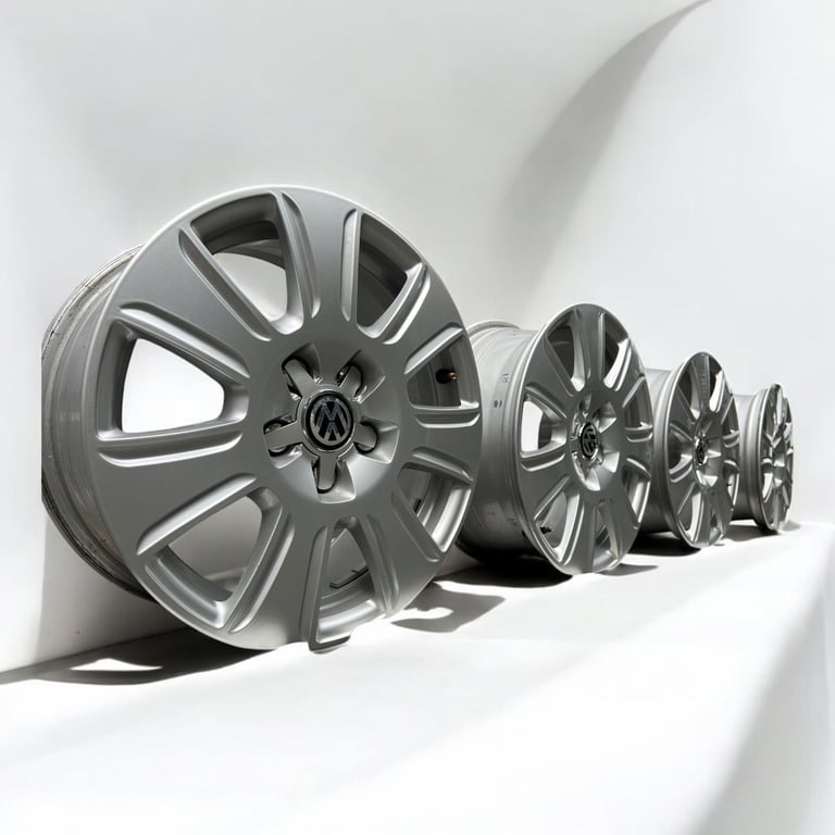 4x Alufelge 16 Zoll 6.5" 5x112 33ET Audi Passat Sharan Touran Rim Wheel FEL2927474441eq