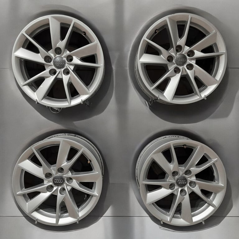 4x Alufelge 16 Zoll 7.0" 5x112 35ET Glanz Silber 8W0601025 Audi C6 Rim Wheel FEL6810928099fk