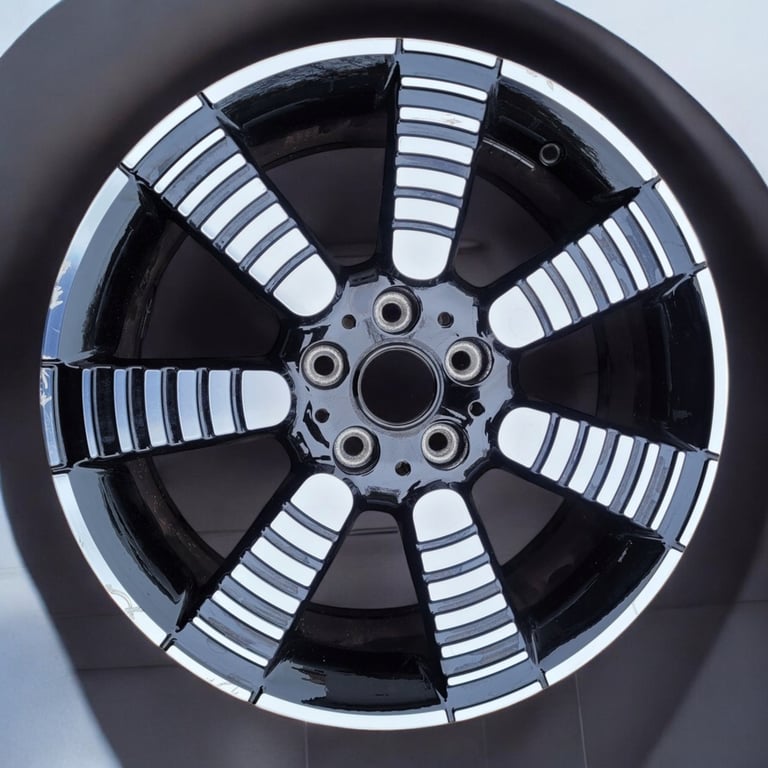 1x Alufelge 18 Zoll 7.0" 5x112 54ET Glanz Schwarz 6897988 Mini Rim Wheel FEL8254089178aw