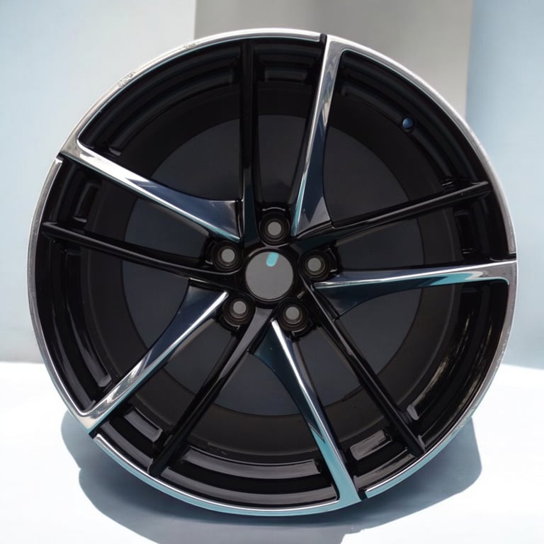 1x Alufelge 19 Zoll 10.0" 5x114.3 40ET Glanz Schwarz 8811715 Toyota Supra