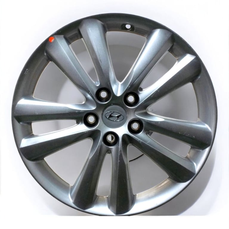 1x Alufelge 18 Zoll 6.5" 5x114.3 48ET Glanz Silber 52910-2S310 Hyundai Tucson