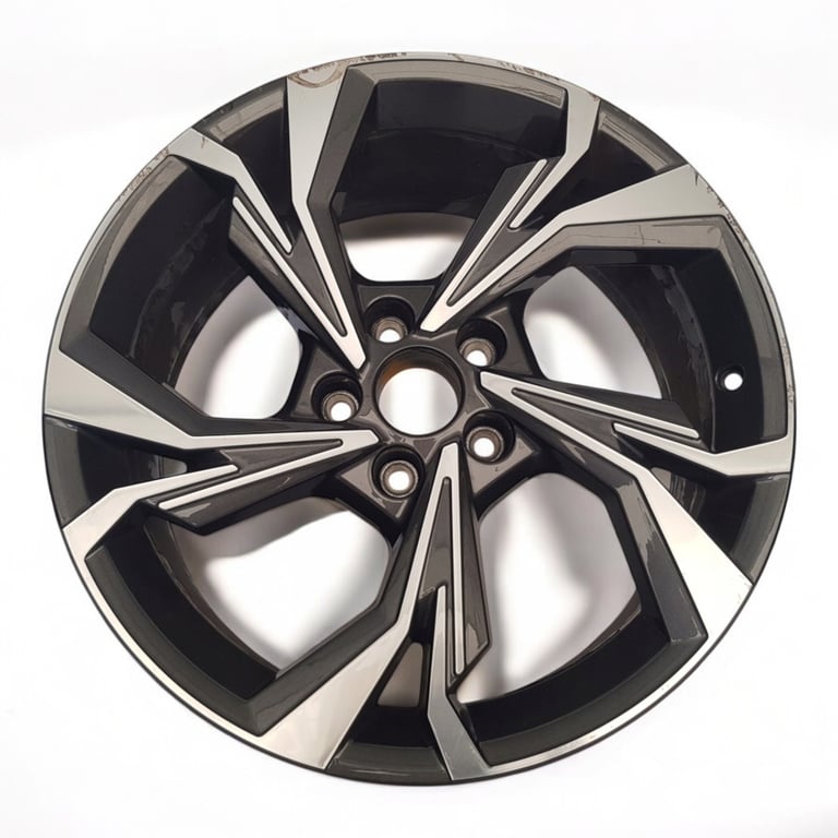 1x Alufelge 18 Zoll 8.0" 5x112 46ET Glanz Graphit 8Y0601025 Audi A3 Mg Rim Wheel FEL9623852705sp