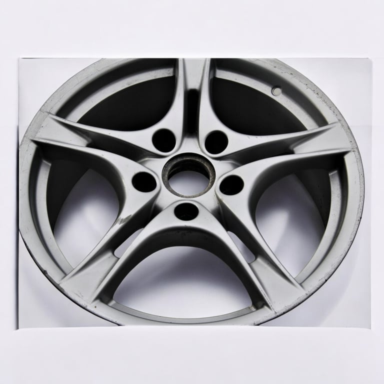 1x Alufelge 18 Zoll 8.0" 5x130 57ET Glanz Silber 98736213701 Porsche 987