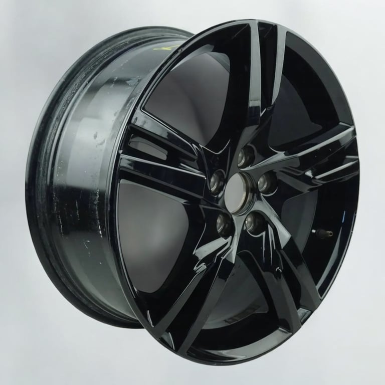 1x Alufelge 18 Zoll 7.5" 5x108 50,5ET Glanz Schwarz 31445812 Volvo Xc40