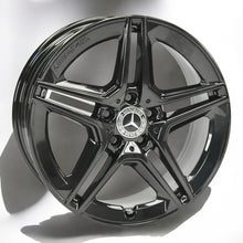 Load image into Gallery viewer, 4x Alufelge 18 Zoll 7.5&quot; 5x112 49ET Glanz Schwarz A1774011500 Mercedes-Benz W177