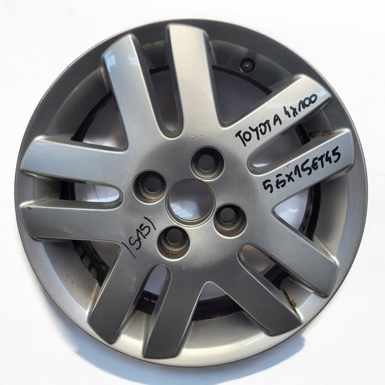 1x Alufelge 15 Zoll 5.5" 4x100 45ET PZ406-B0675-ZC PZ406B0675ZC Toyota Corolla
