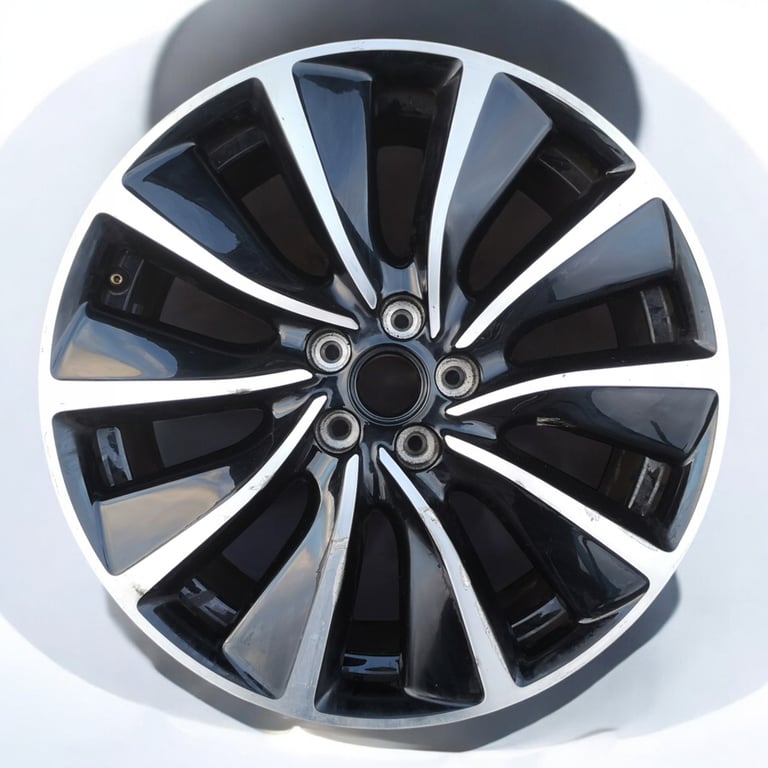 1x Alufelge 19 Zoll 7.0" 5x108 38ET Glanz Schwarz YP00174580 Opel Grandland X