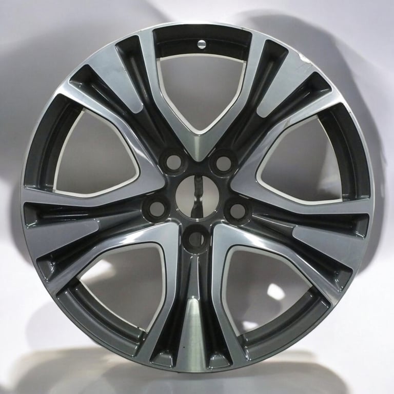 1x Alufelge 17 Zoll 7.0" 5x114.3 39ET Glanz Graphit PZ49M-X0670- Mg Rav