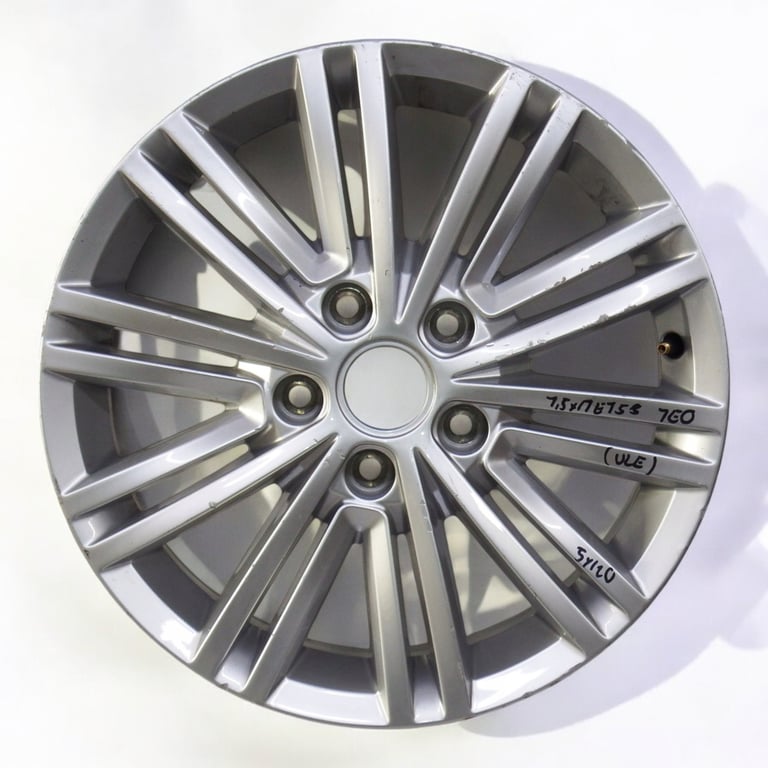 1x Alufelge 17 Zoll 7.0" 5x120 55ET Glanz Silber 7E0601025J VW Transporter FEL8803695545zt