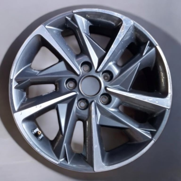 1x Alufelge 17 Zoll 7.0" 5x114.3 53ET Glanz Graphit 52910-G4700 Hyundai I30 Mg