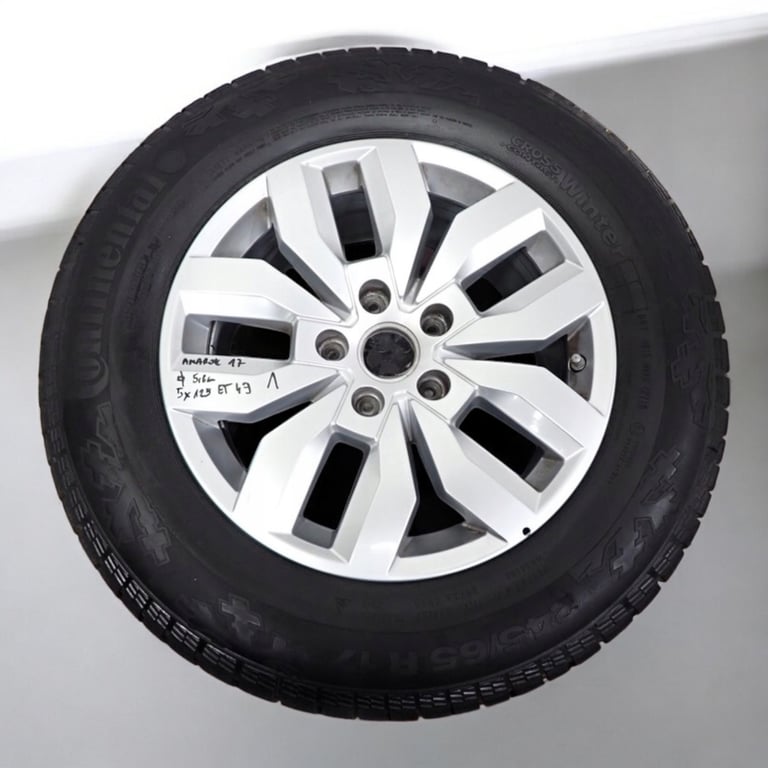 1x Alufelge 17 Zoll 8.0" 5x120 Glanz Silber 2H0601025T VW Amarok Rim Wheel FEL9424549121aw